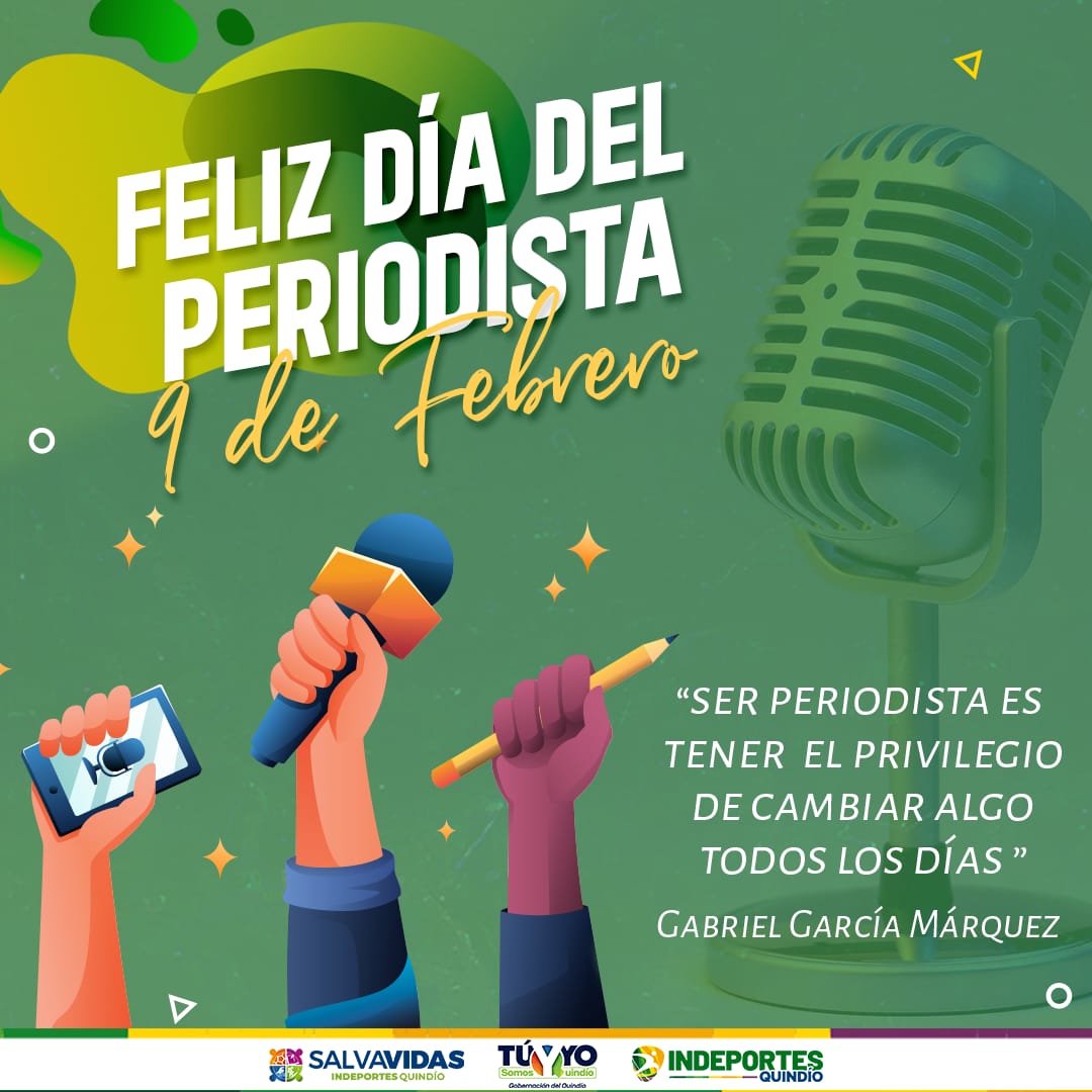 ¡FELIZ DÍA DEL PERIODISTA!